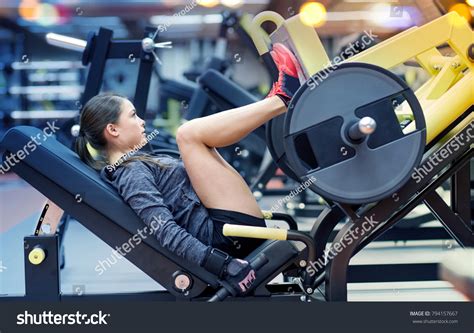 Woman Leg Press Exercise Muscle: Over 3,715 Royalty-Free Licensable ...