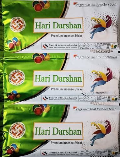 Hari Daarshan Agarbatti (Precious Sandal Fragrance) : Amazon.in: Home ...