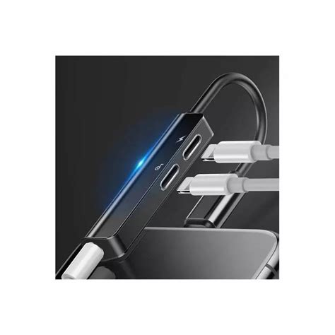 Baseus 3-in-1 iP Male to Dual iP & 3.5mm Female Adapter L52 Silver - C ...
