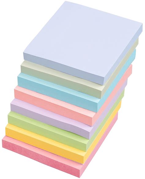 Sticky Notes 3x3 Inches, 8 Pads, 800 Sheets, 8 Color Sticky Note Pads ...
