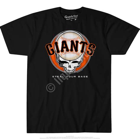 MLB San Francisco Giants GD Steal Your Base Black Athletic T-Shirt Tee ...