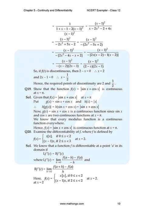 Image result for Maths Class 12 Chapter 5 Question PDF