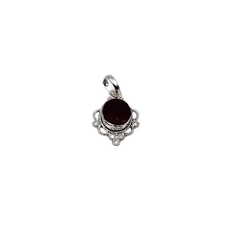 Gomed Stone Original locket With stylish Silver Coated Pendant – dharmsaar