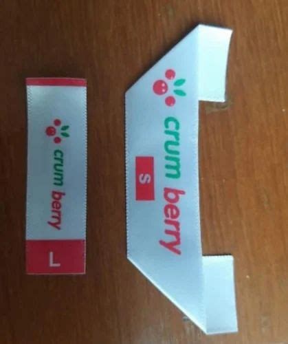 Garment Label - gold metalise Printed self adhesive garment Barcode ...