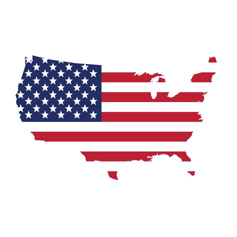 USA Map Flag 22541448 PNG