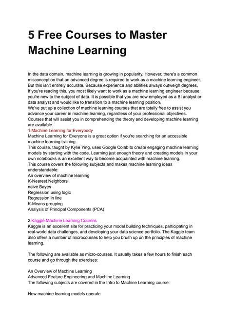 Master Machine Learning 的图像结果