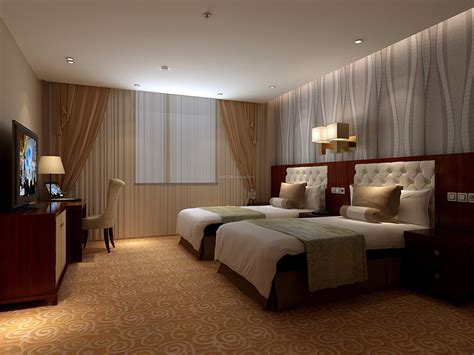 小型宾馆酒店室内设计方案(含cad、su、效果图)