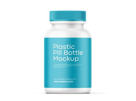 Plastic Pill Bottle Mockup 69382682 PSD