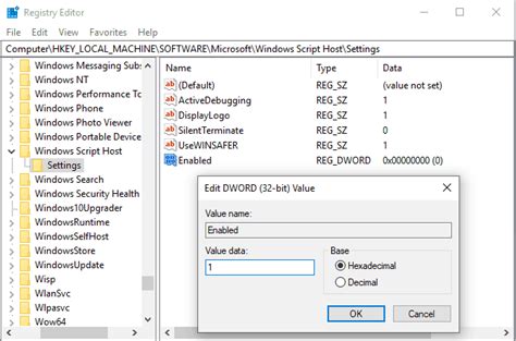 Image result for Enabling Windows Script Host