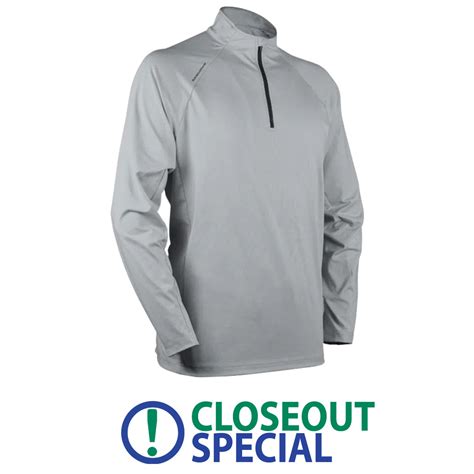 Sun Mountain Golf Quarter-Zip Long-Sleeve Boundary Pullover - GolfEtail.com