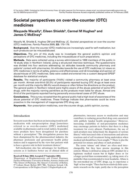 Cmh723 - papers - 170 © The Author (2005). Published by Oxford ...