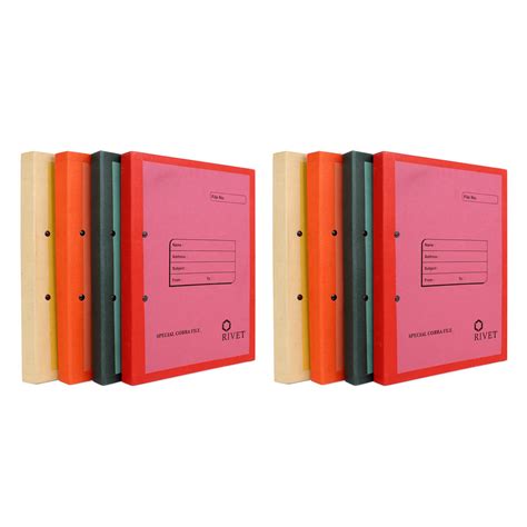RIVET Special Cobra Spring File for Storing Documents, Certificates ...