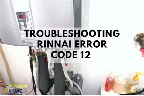 Image result for Rinnai Code 12 Fix