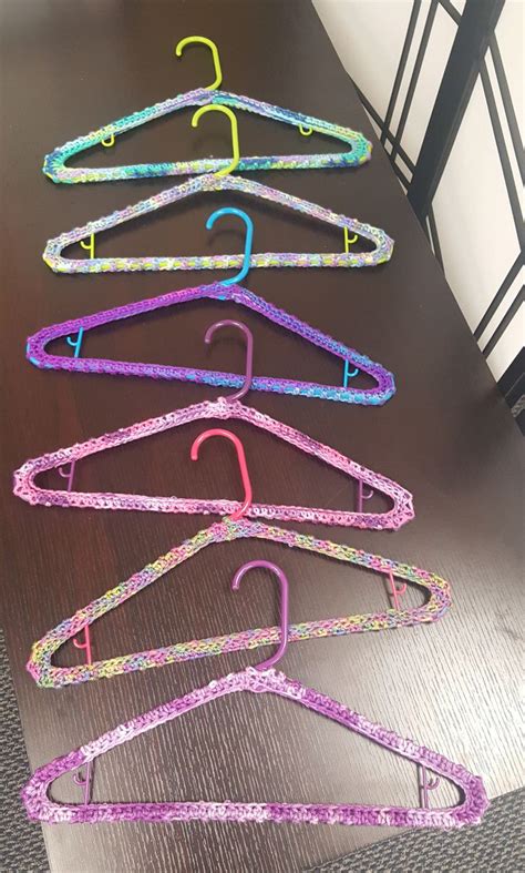 crochet clothes hangers