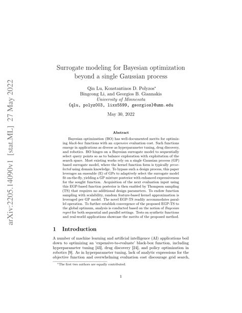 Surrogate Model Bayesian 的图像结果