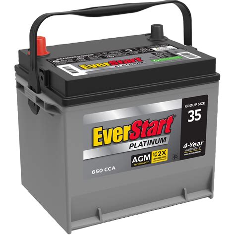 EverStart Platinum AGM Automotive Battery, Group Size 35 12, 55% OFF