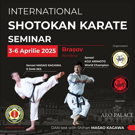 Seminar International Karate Shotokan cu sensei MASAO KAGAWA si sensei ...