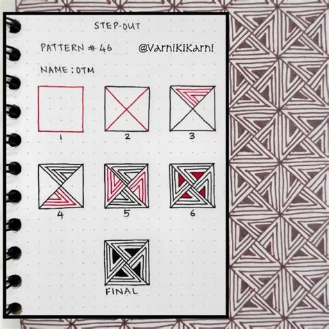 Zentangle Step Out Patterns 的图像结果