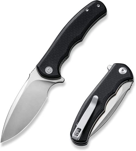 CIVIVI Mini Praxis Folding Pocket Knife, 2.98" D2 Steel Blade G10 ...