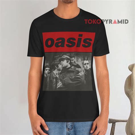 Vintage Oasis British Rock Band Tees Punk Shirt - TokoPyramid