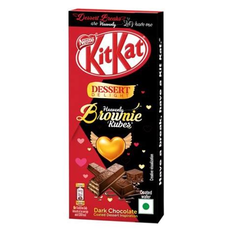 Nestle Kitkat Dessert Delight Heavenly Brownie Kubes - Wafer Coated Wi ...