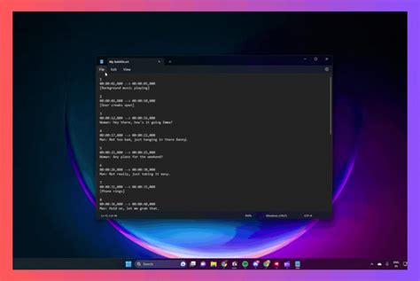 Edit SRT File 的图像结果