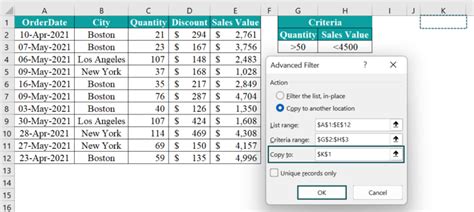 Excel Advanced Filter with a Macro Button 的图像结果