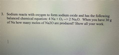 Image result for Na O2 Na2O Balanced