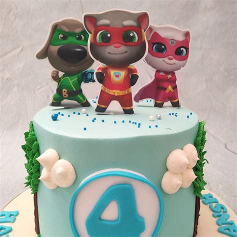 Talking Tom Hero Cake | Tom Hero Cake | Order Custom Cakes in Bangalore ...