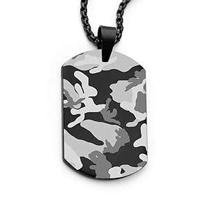 Buy Mesmerize Designer Men’s Military Army Dog Tag Stainless Steel ...