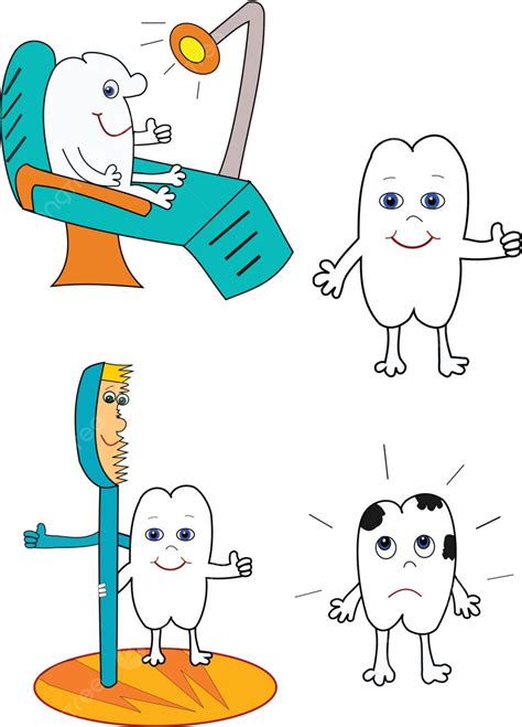 Tooth Illustration Dentist Clean Smiling Vector, Dentist, Clean ...