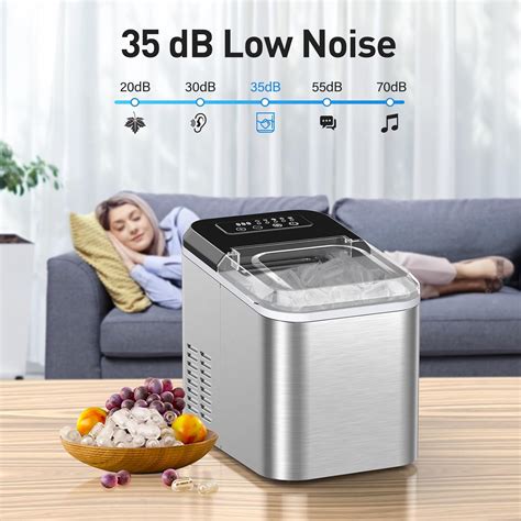 Catlyn Ice Maker Countertop,Self Cleaning Quiet Ice Makers India | Ubuy