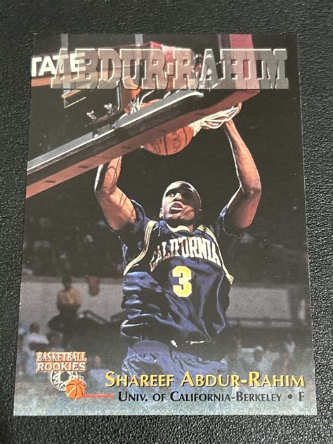 1996 Score Board Basketball Rookies - #4 Shareef Abdur-Rahim (RC) for ...