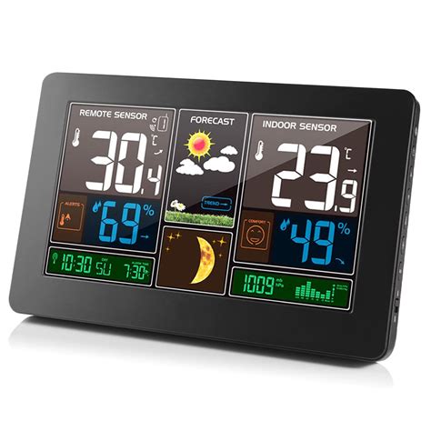 Buy Wireless Weather Station Indoor Outdoor 3-in-1 Weather Thermometer ...