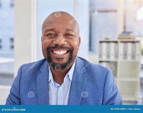 Happy Black Man, Mature or Portrait in Corporate Office, Company about ...