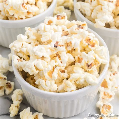 White Cheddar Popcorn - Eating on a Dime