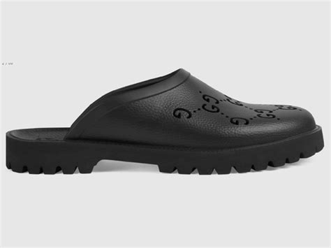 Perforated rubber sandals for almost Rs 40,000. Would you buy this Gucci?