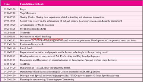 AP School Complex Meetings Schedule, Guidelines 2024-25 - GSR INFO @AP ...