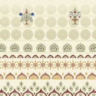 Yellow Indian Motif Wallpaper | Life n Colors