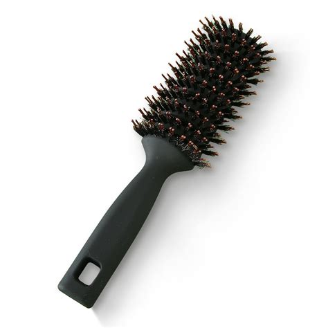 Buy Rey Naturals Round Vented Hair Brush for men and women | Quick ...