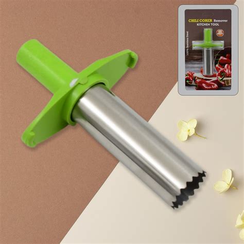 Stainless Steel Chili Corer Remover Kitchen Tool | DeoDap