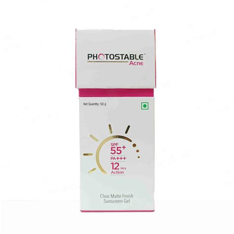 PHOTOSTABLE ACNE GEL SUNSCREEN| Dermrange Marketing LLP