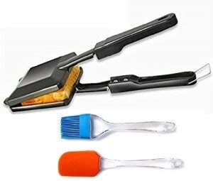 Nbird Aluminium Gas Sandwich Toaster and Silicon Mini Spatula Set ...