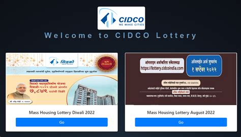 CIDCO Lottery 2022-2023 Registration : Mass Housing Scheme Diwali [7849 ...
