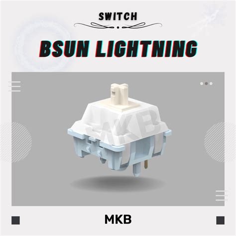 BSUN Lightning Linear Switches Switch for Mechanical or Gaming ...
