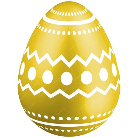 Premium Vector | Golden Easter Eggs Elements