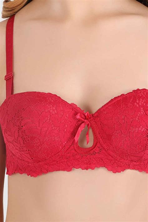 Brachy Women's Lace Push-Up Bra | Underwired & Heavily Padded for ...