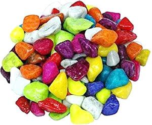 OrchidWala PEBBLECLR500 Polished Asymmetrical Marble Pebbles Price in ...
