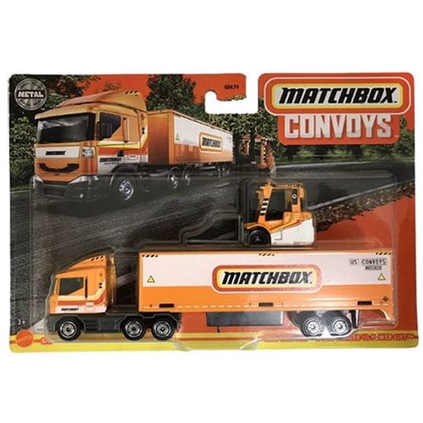 Buy Matchbox Convoys Metal Vehicle - MBX CABOVER & BOX TRAILER w/ POWER ...