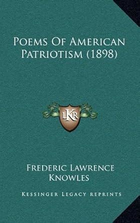 Buy Poems of American Patriotism (1898) Book Online at Low Prices in ...
